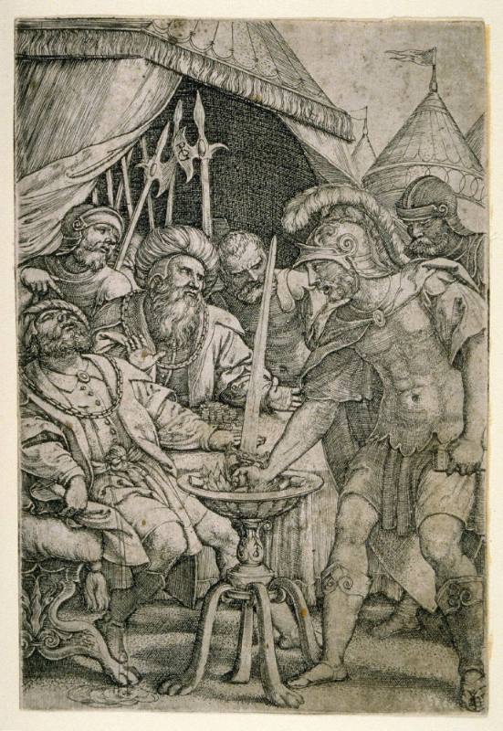 Mucius Scaevola Burning His Right Hand in the Presence of Porsenna