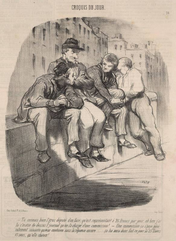 Croquis du jour - Tu connais bien l'gros deputé d'en face