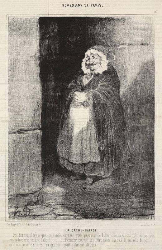 Bohémiens de Paris - La Marcheuse ou la garde malade