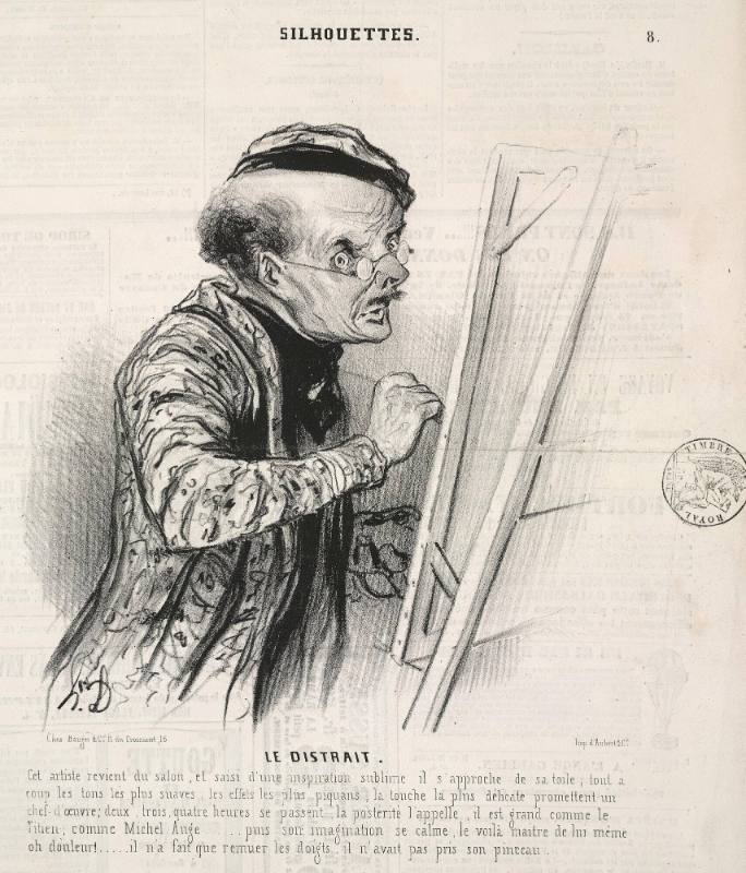 Silhouettes - Le distrait