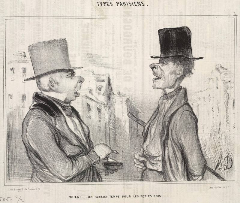 Types Parisiens - Voilà! ...Un fameux temps...