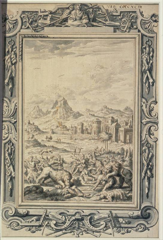 Drawing for an illustration in 