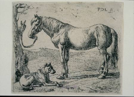 "The Set of Horses" - a set of six prints