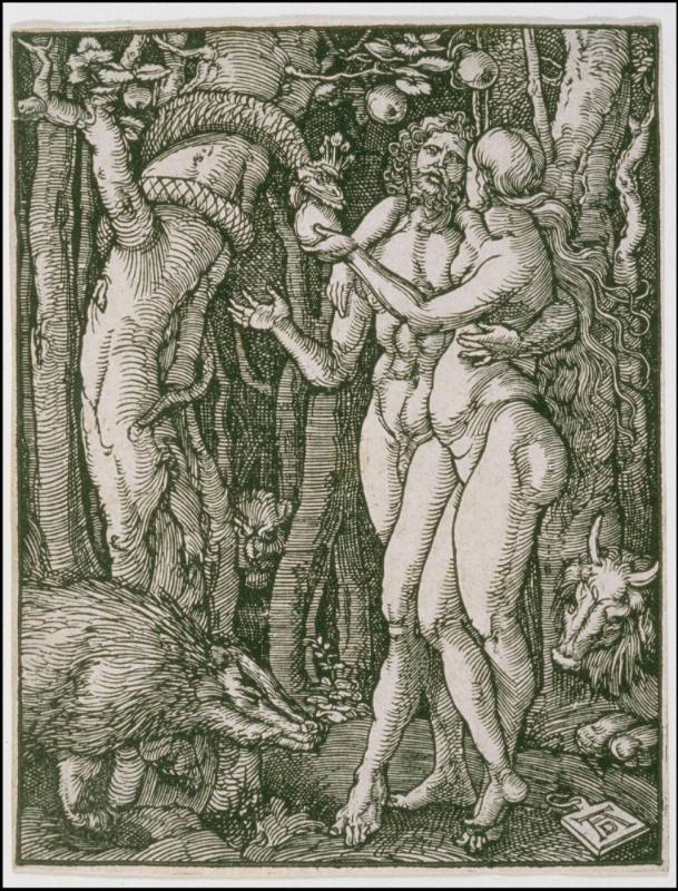 Adam and Eve, from the Small Passion
