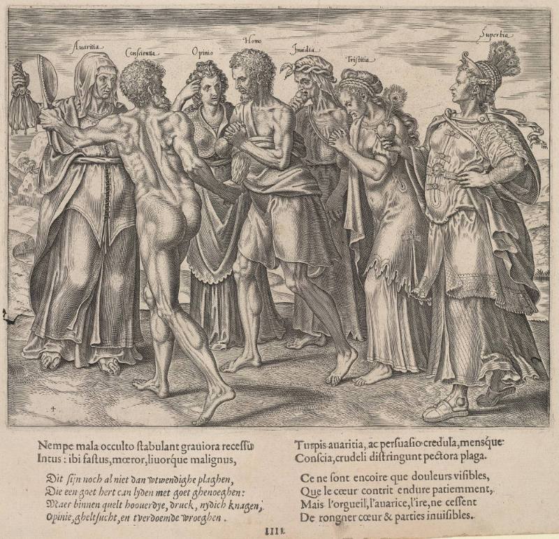 Man is Tempted by Sins, from The Misery of Human Life  series