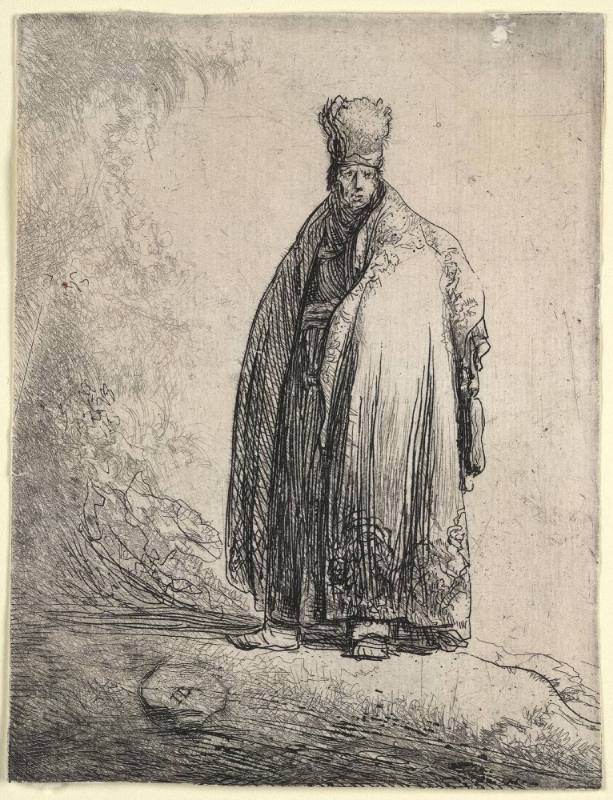 Oriental Man Standing