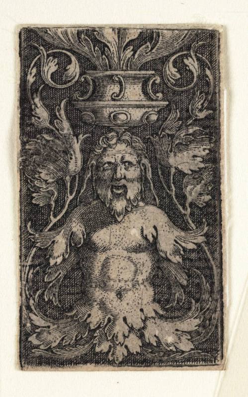 Ornament with Fantastic Male Figure