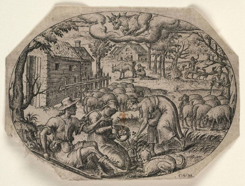 April, from the series The Twelve Months or Different Occupations of Man During  the Year