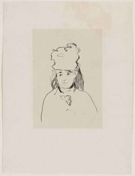 Berthe Morisot (en silhouette)