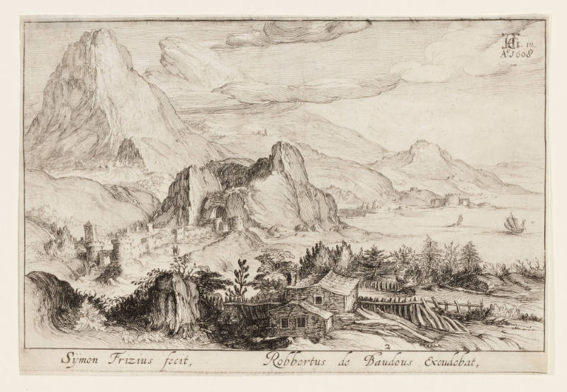 Plate 2 from a Series of Two Mountainous Landscapes