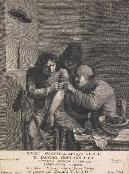 The Village Surgeon Dressing the Arm of a Peasant