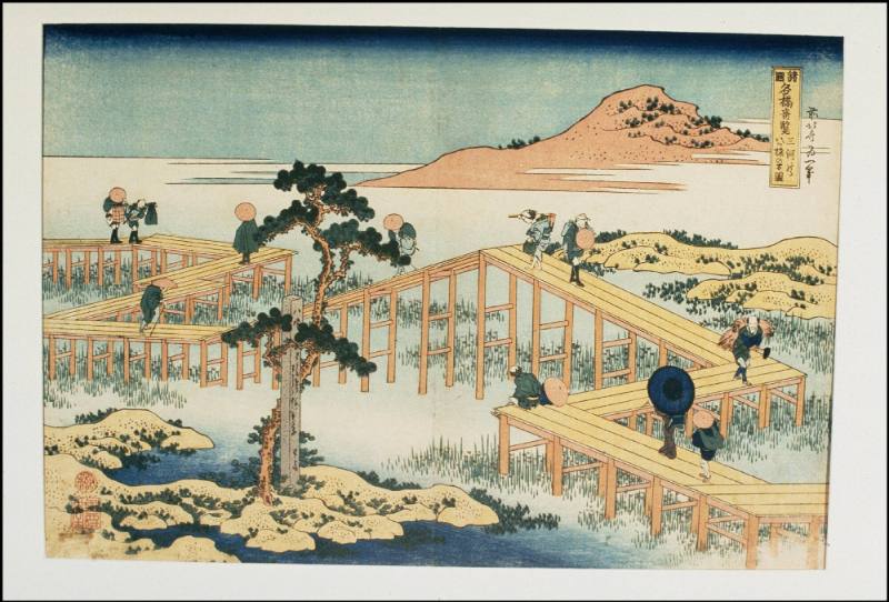 Bridge of Eight Parts, Province of Mikawa