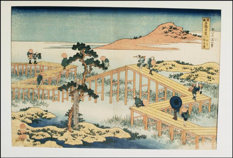 Bridge of Eight Parts, Province of Mikawa
