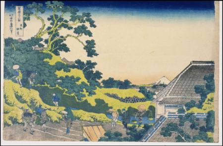 Suruga Hill in Edo, #3 from Thirty-six Views of Mount Fuji