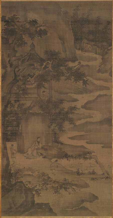 The Calligrapher Wang Xizhi Watching Geese