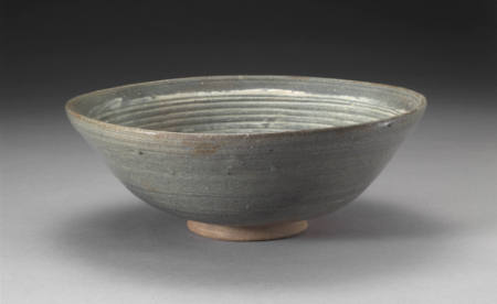 Bowl with brushed design, Buncheong ware