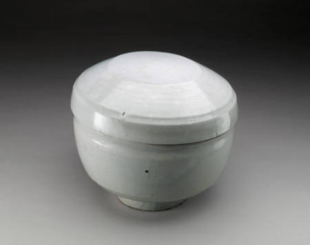 White ware bowl with lid