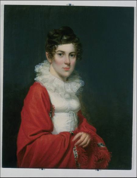 Woman in a Red Shawl
