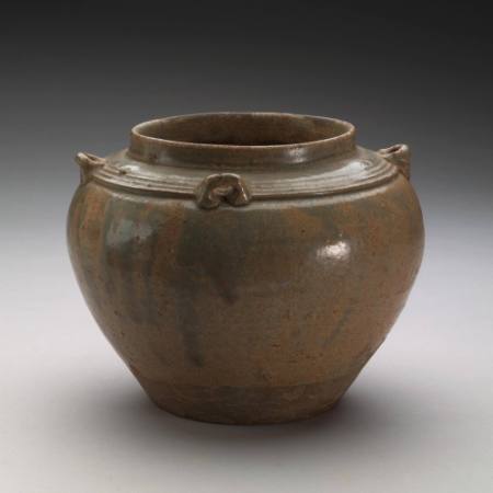 Jar with loop handles, Yue ware