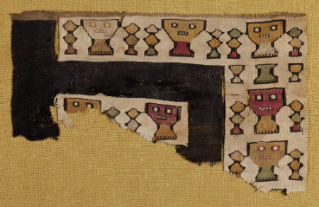 Multiple Heads Textile Fragment