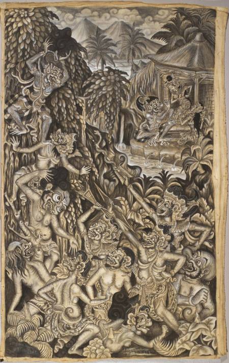 Illustration to a Balinese saga