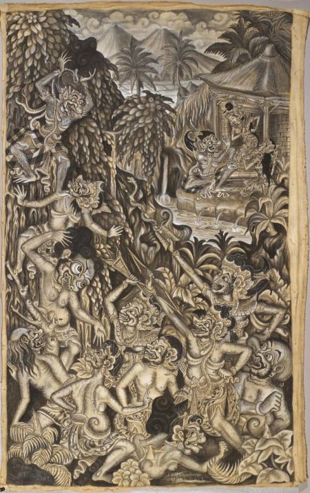 Hanuman Brings Rama's Ring to Sita in Lanka