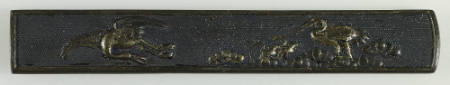 Kozuka depicting a family of cranes