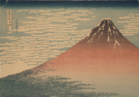 The Red Fuji, #33 from the series Thirty-Six Views of Mt. Fuji