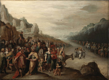 The Israelites Crossing the River Jordan