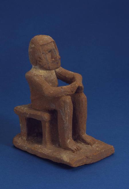 Seated figure