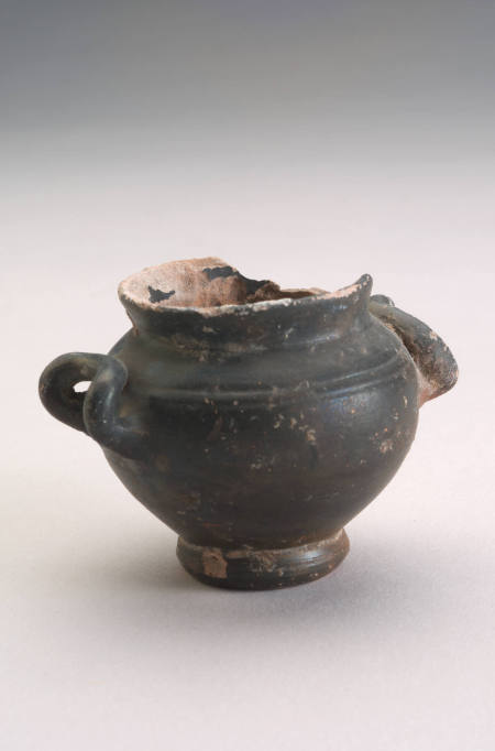 Small black vessel