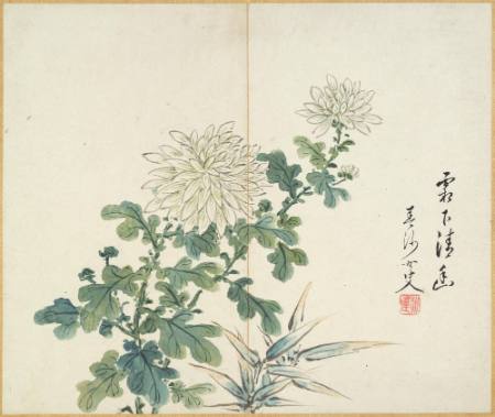 Album of 12 leaves depicting birds, fruits and flowers