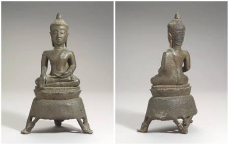 Seated Buddha, calling the Earth to Witness