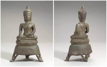 Seated Buddha, calling the Earth to Witness