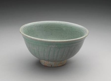 Deep steep-sided bowl