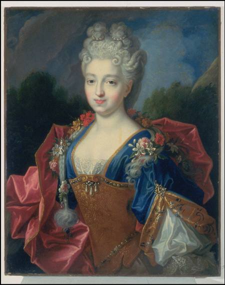 Portrait de Mlle de Lafayette (Henriette d'Aguesseau?)