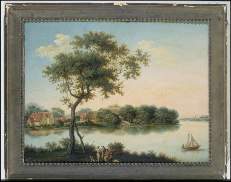 Deux Paysages [one of a pair]