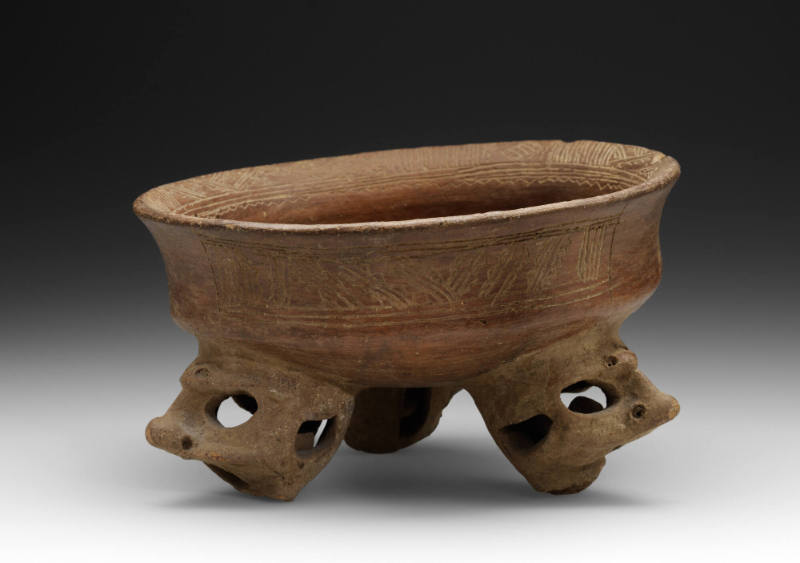Bowl with Skull-Shaped Feet