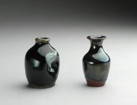 Minature Vase with black glaze