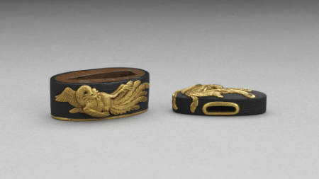 Fuchi-gashira with Phoenix design