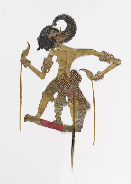 Shadow puppet representing Bima