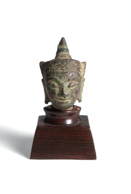 Small head of a Buddha