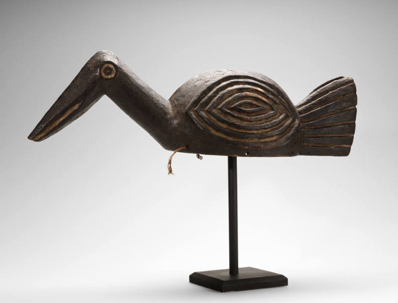 Crest mask representing a bird