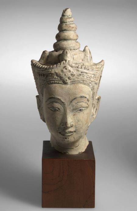 Head of an apsaras or kinnari