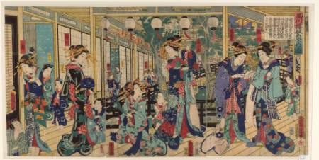 Geisha at Shinagawa-so Teahouse in Tokyo