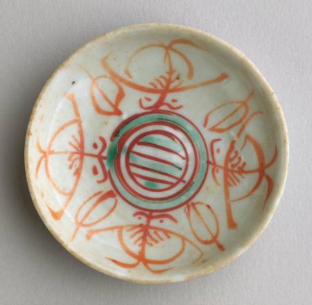 Sauce dish, Bencharong ware