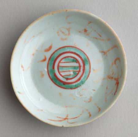Sauce dish, Bencharong ware