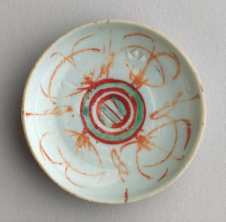 Sauce dish, Bencharong ware