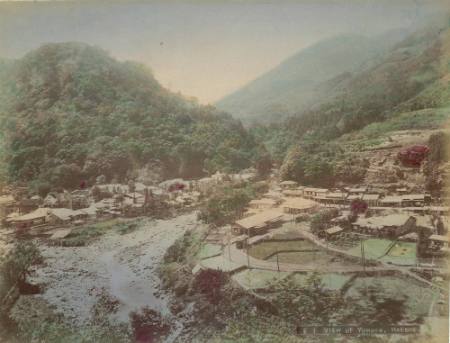 View of Yumoto, Hakone