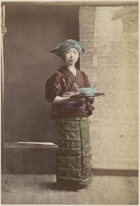 [Tea house waitress]